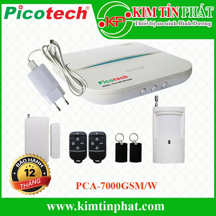 Bộ báo trộm không dây PICOTECH PCA-7000WIFI/GSM
