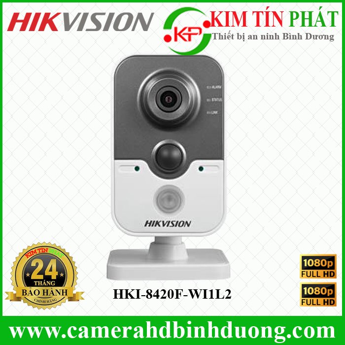 Camera IP Cube Wifi 2MP Hikvision Plus HKI-8420F-WI1L2