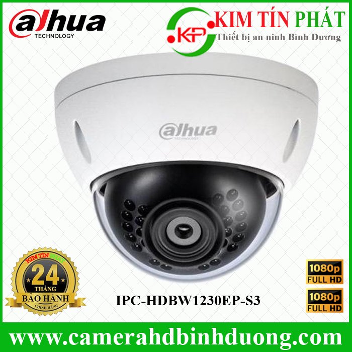 Camera IP 2MP H.265 DAHUA IPC-HDBW1230EP-S3