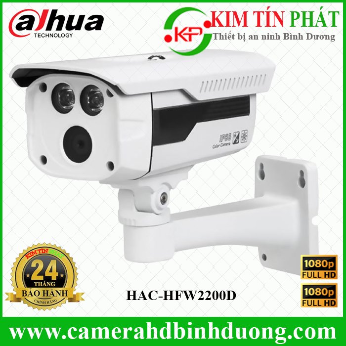 Camera HDCVI 2MP DAHUA HAC-HFW2200D