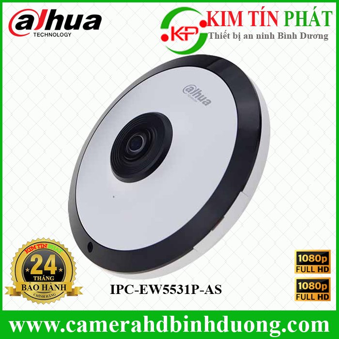 Camera IP Fisheye 5MP DAHUA DH-IPC-EW5531P-AS
