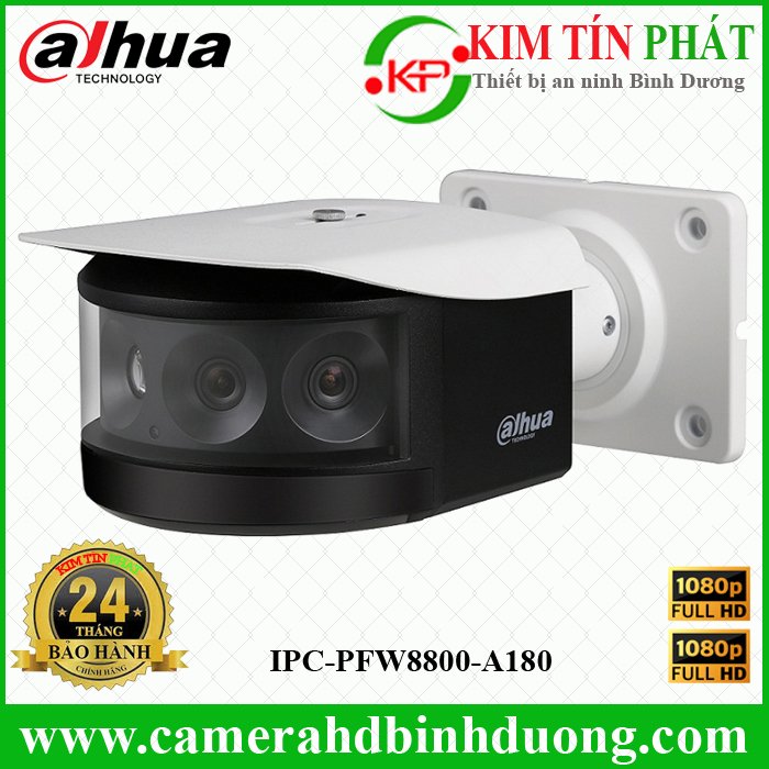 Camera IP H265 8MP Dahua IPC-PFW8800-A180 xem 180 độ
