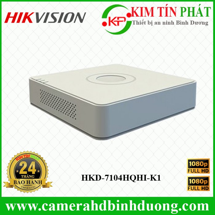 Đầu ghi HDTVI 4 kênh Hikvision Plus HKD-7104HQHI-K1